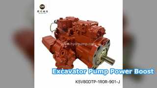 Αναβάθμιση υδραυλικής αντλίας εκσκαφέα K5V80DTP
